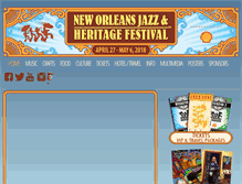 Tablet Screenshot of nojazzfest.com